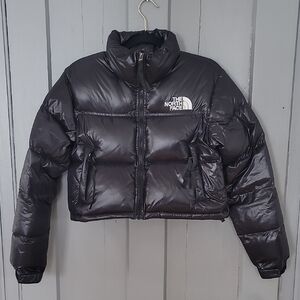 North Face Cropped Puffer Jacket